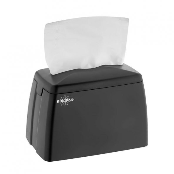 Rulopak Tekçek Maxi Peçete Dispenseri Siyah - Resim 2