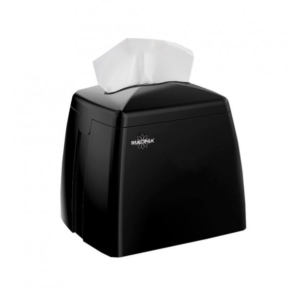 Rulopak Tekçek Midi Peçete Dispenseri Siyah - Resim 3