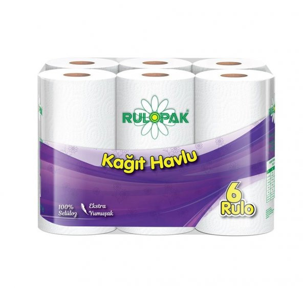 Rulopak Kağıt Havlu 2 Katlı 24Lü Paket - Resim 3