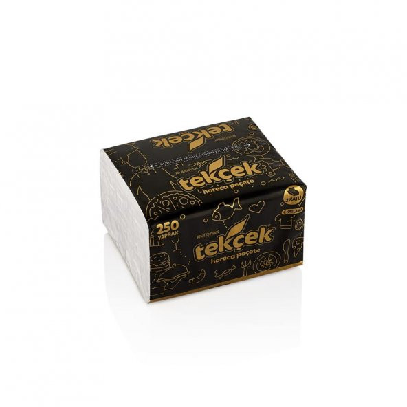 Rulopak Tekçek Horeca Dispenser Peçete 2 Katlı 250 Yaprak 24Lü Paket ürün görseli 1