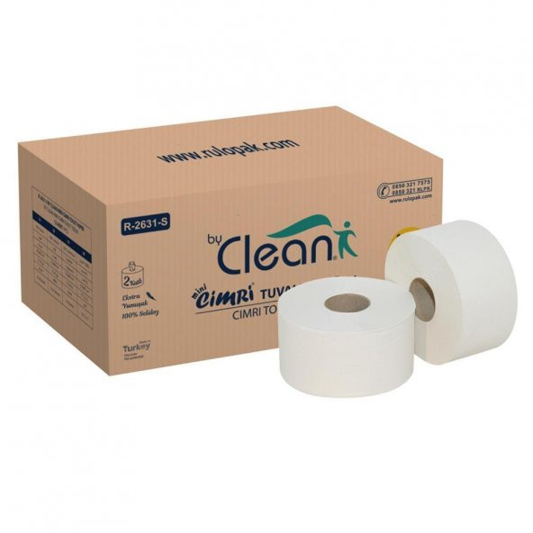 Rulopak By Clean Mini Cimri Tuvalet Kağıdı 2 Katlı 4 Kg ürün görseli 1