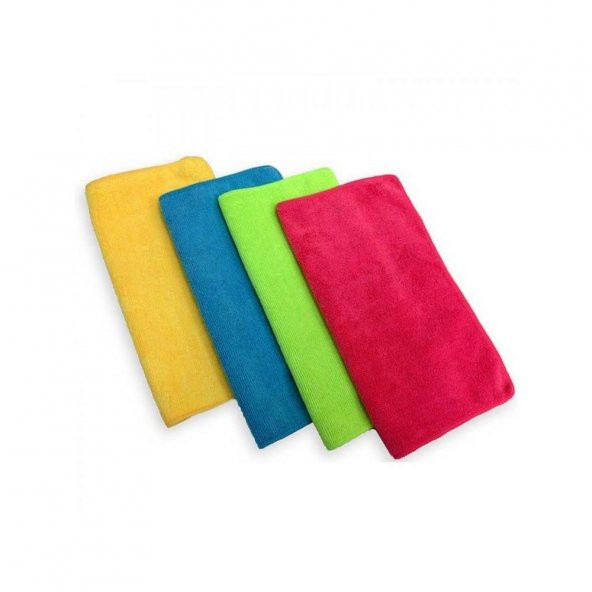 Rulopak Mikrofiber Bez Sarı- Pembe - Mavi - Yeşil ürün görseli 1