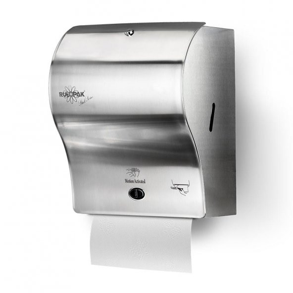 Rulopak Sensörlü Kağıt Havlu Dispenseri  Paslanmaz 21 Cm ürün görseli 1