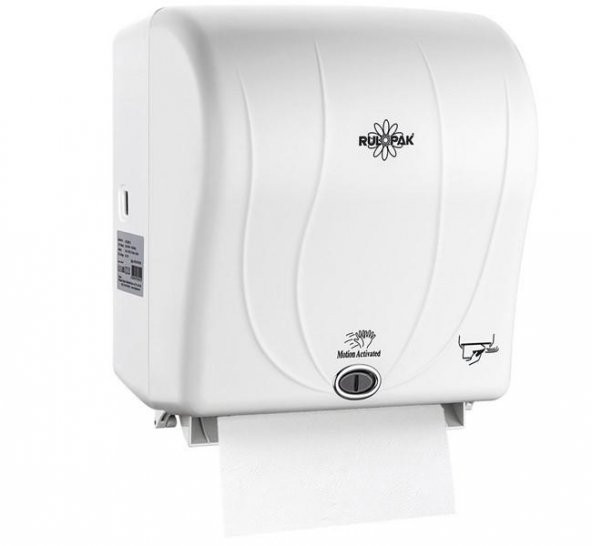 Rulopak Sensörlü Kağıt Havlu Dispenseri 26 Cm Beyaz ürün görseli 1