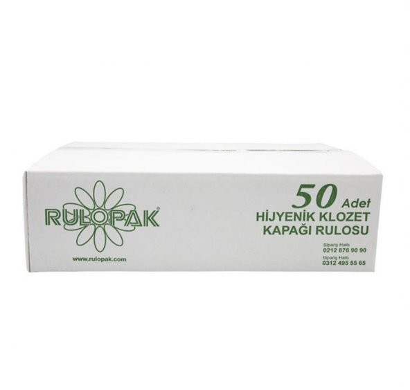 Rulopak Sensörlü Hijyenik Klozet Kapağı Rulosu 50li ürün görseli 1
