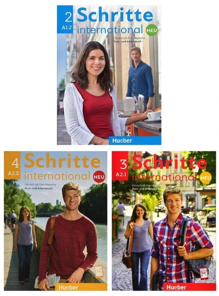 Schritte International Neu 2 ( A1.2 ) + Schritte International Neu 3 ( A2.1 ) + Schritte International Neu 4 ( A2.2 ) ürün görseli 1