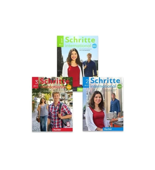Schritte International Neu 1 ( A1.1 ) + Schritte International Neu 2 ( A1.2 ) + Schritte International Neu 3 ( A2.1 ) ürün görseli 1