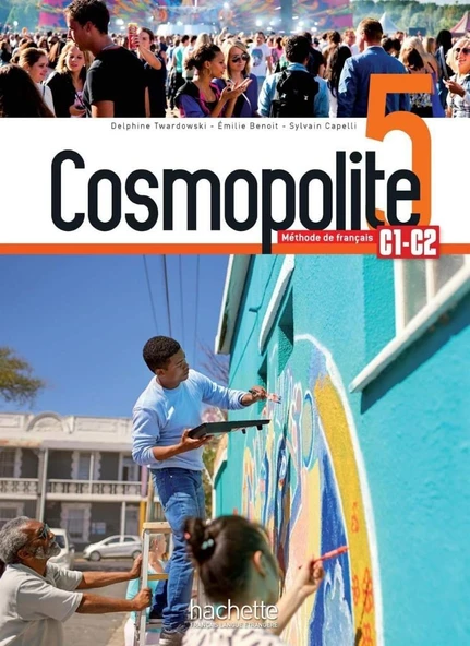 Cosmopolite 5 Livre de l'élève Methode de Français C1-C2 + Cahier d'exercices Perfectionnement + Downloadable Audios-Videos ürün görseli 1