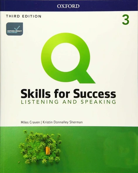 Q Skills For Success Listening and Speaking 3 ( Third (3rd) Ed.) + DVD (Cd li versiyon - KOD YOKTUR) ürün görseli 1