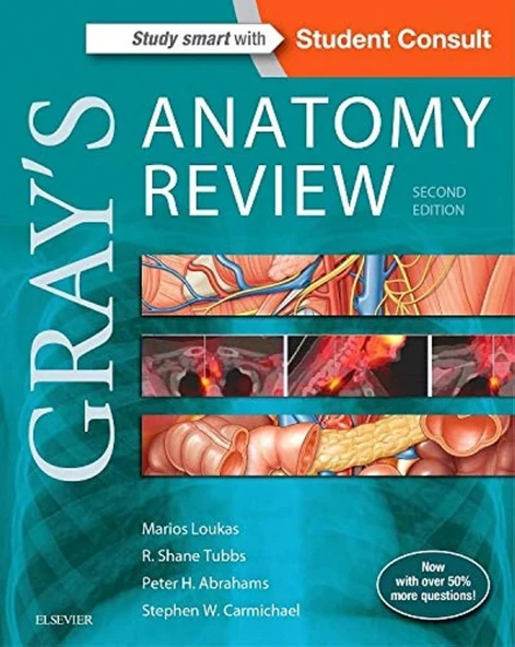 Gray's Anatomy Review 2nd Edition Marios Loukas MD PhD ürün görseli 1