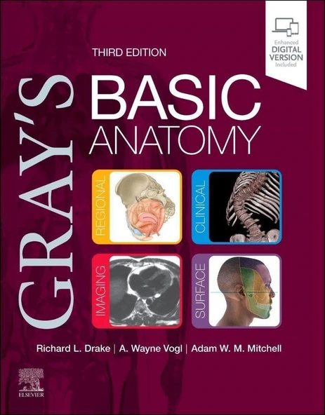 Gray's Basic Anatomy 3rd Edition Richard Drake PhD ürün görseli 1