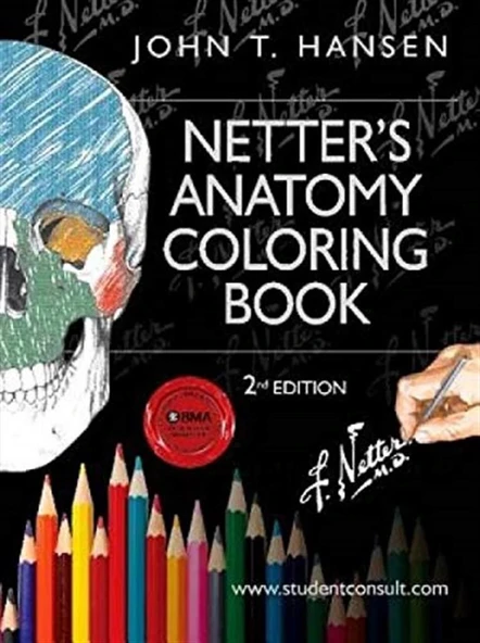 Netter's Anatomy Coloring Book 2e (Netter Basic Science) John T. Hansen PhD ürün görseli 1