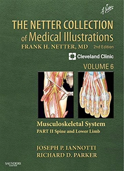 The Netter Collection of Medical Illustrations: Musculoskeletal System PART II Spine and Lower Limb, Volume 2nd Edition Joseph Iannotti M.D. Ph.D. , Richard Parker M.D. ürün görseli 1