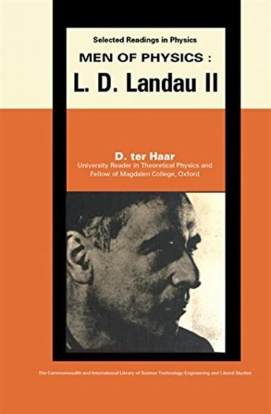 Men of Physics_ L.D. Landau. Thermodynamics, Plasma Physics and Quantum Mechanics Volume 2 (1969) D. ter Haar ürün görseli 1