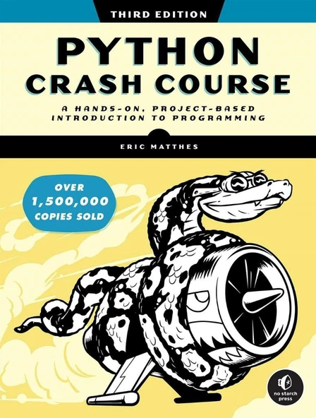 Python Crash Course-No Starch Press (3rd Ed. - 2023) Eric Matthes ürün görseli 1