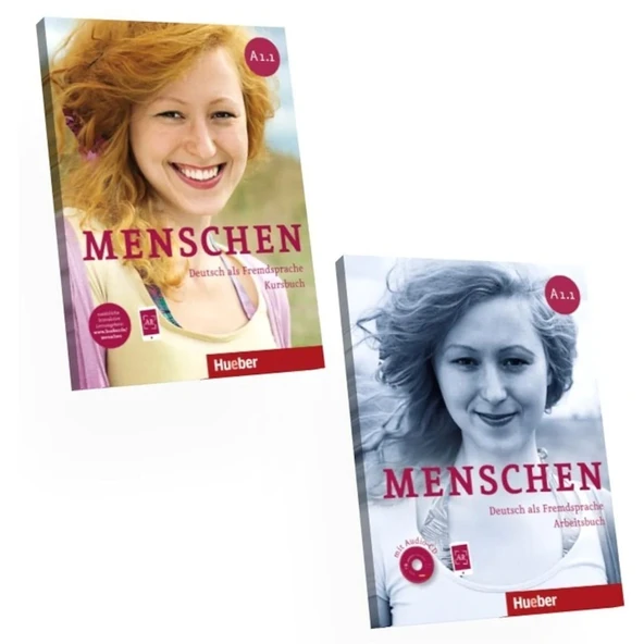 Menschen A1.1 Kursbuch und Arbeitsbuch mit Audio+ AR Teknolojisi ile Kolay Öğrenme ürün görseli 1