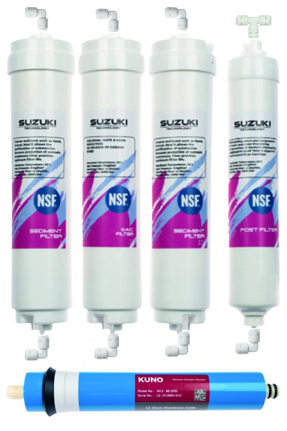 Su Arıtma Filtre Seti Inline Set Lg Membran (En İyi Fiyatlı Set) ürün görseli 1