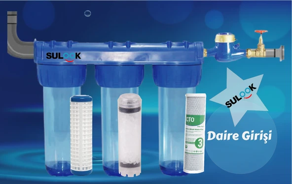 Lotto Filters Daire Girişi Su Arıtma Silifoz Filtreli Tip 3/4" ürün görseli 1
