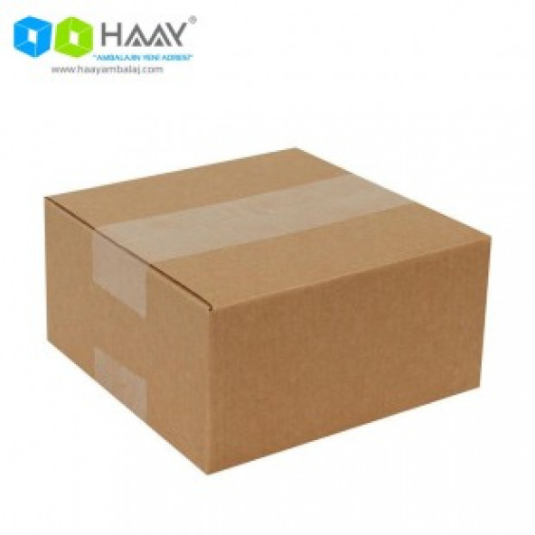 HAAY AMBALAJ 8x8x5cm Tek Oluklu Koli - Kraft ( 20 ADET) ürün görseli 1