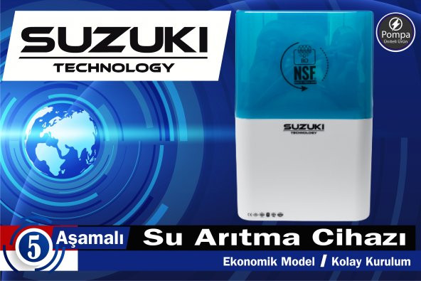 SUZUKI Technology 5 Aşamalı Su Arıtma Cihazı- Ekonomik Model POMPALI CİHAZ ürün görseli 1