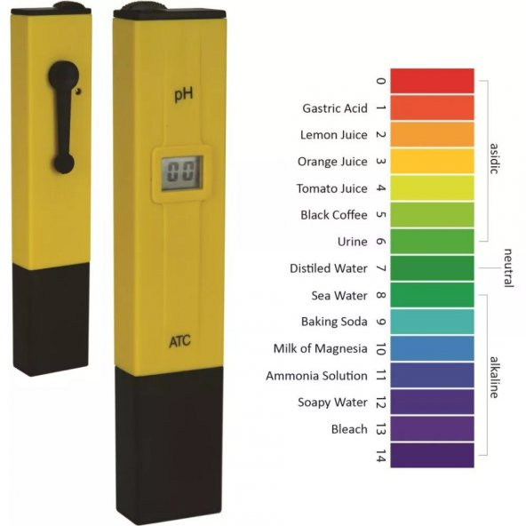 PH Metre PH Ölçer Su Sıvı Akvaryum Kalibrasyon Cihazı ürün görseli 1