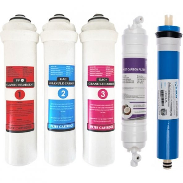 Sulook Ihlas Cebılon Unıque Su Arıtma Cihazı Uyumlu Tam Set (5 Filtre) (Vontron Membranlı) ürün görseli 1