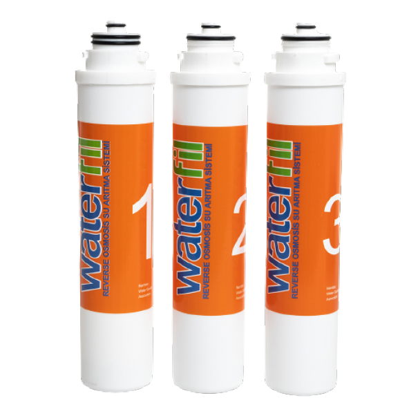 Waterlife,Waterfil Su Arıtma  Filtresi 3'lü Filtre seti ürün görseli 1
