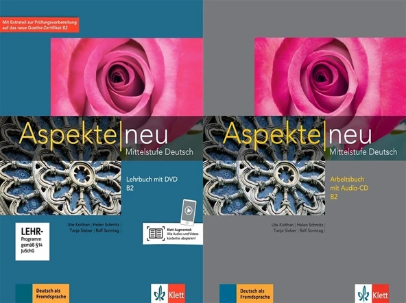 Aspekte Neu B2 Lehrbuch + Arbeitsbuch Mit Dvd (Klett) ürün görseli 1