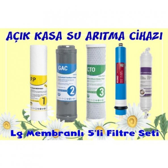 Sulook Su Arıtma 5li Filtresi Lg Mebran ve Tatlandırıcı ürün görseli 1