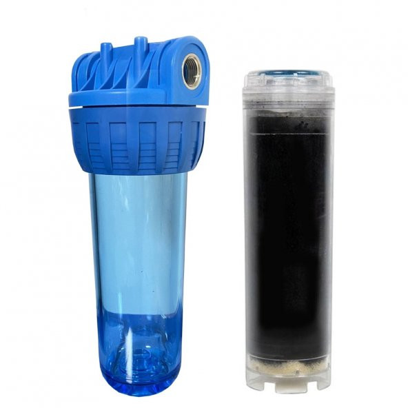 Aquafer 10'' Aktif Karbon Tüp Su Filtresi 1 İnc Su Tatlandırıcı ürün görseli 1