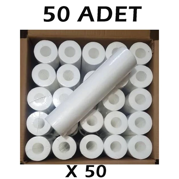 50 Adet Su Arıtma Cihazı 5 Mikron Sediment Filtre 10 Inch ürün görseli 1