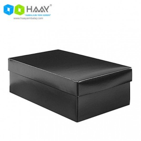 HAAY AMBALAJ 36x24x12 Cm Siyah Bot Kutusu 50 ADET ürün görseli 1