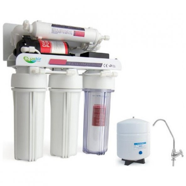 Lotto filters Aquabir Açık Kasa 5 Aşamalı Pompalı Su Arıtma Cihazı (Lg Membranlı) ürün görseli 1
