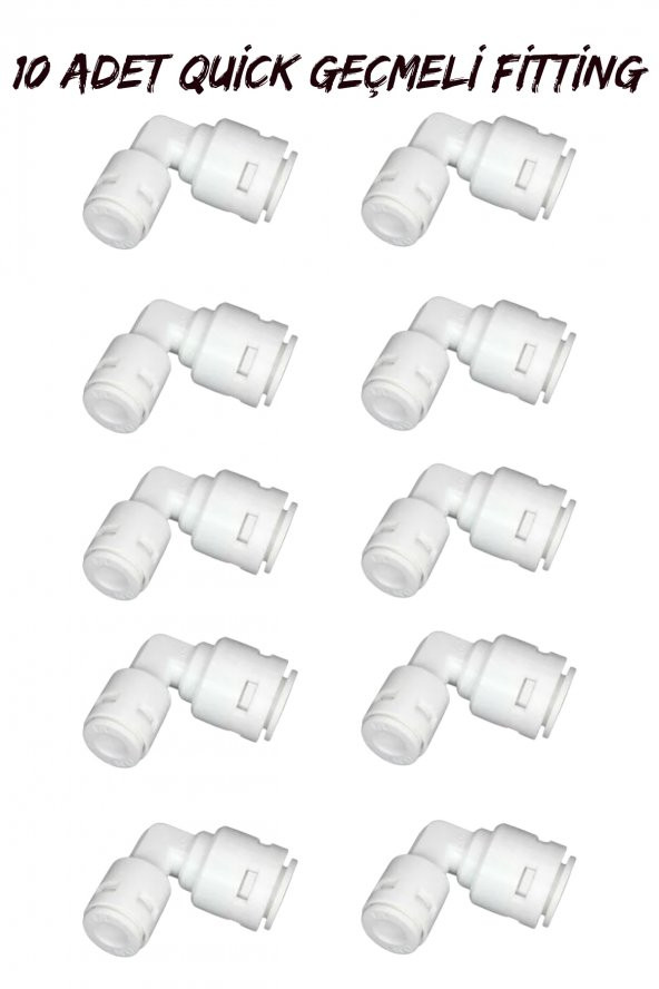 10 Adet Quick Geçmeli Fitting - Resim 2