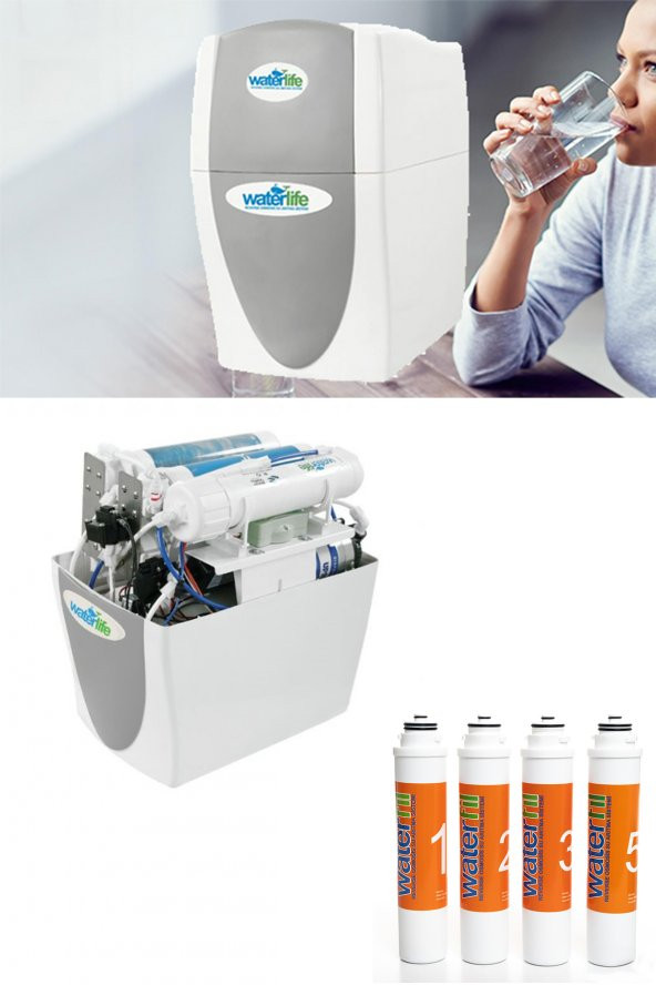 Waterlife Filtre 5 li Lg Mebran Set Waterlife Su Arıtma Filtresi ürün görseli 1