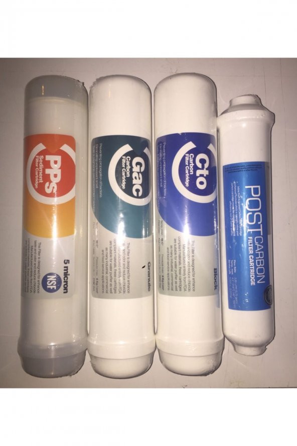 Su Arıtma Ihlas Aura Cebilon Plus 4lü Filtre Seti Inline Sistem Eco Seri ürün görseli 1