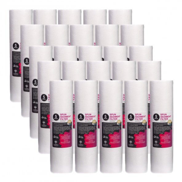 5 Mikron Spun Filtre 25 Adet ürün görseli 1
