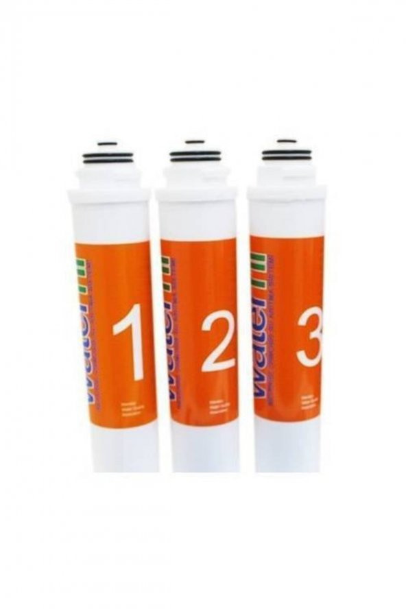 Waterlife Su Arıtma Filtresi 3lü Set ürün görseli 1