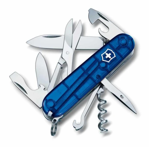 Victorinox Climber 1.3703.T2 Şef. Mavi İsviçre Çakısı 91mm 14F ürün görseli 1
