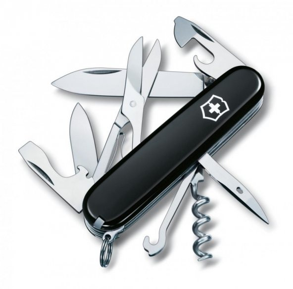 Victorinox Climber 1.3703.3 Siyah İsviçre Çakısı 91mm 14F ürün görseli 1