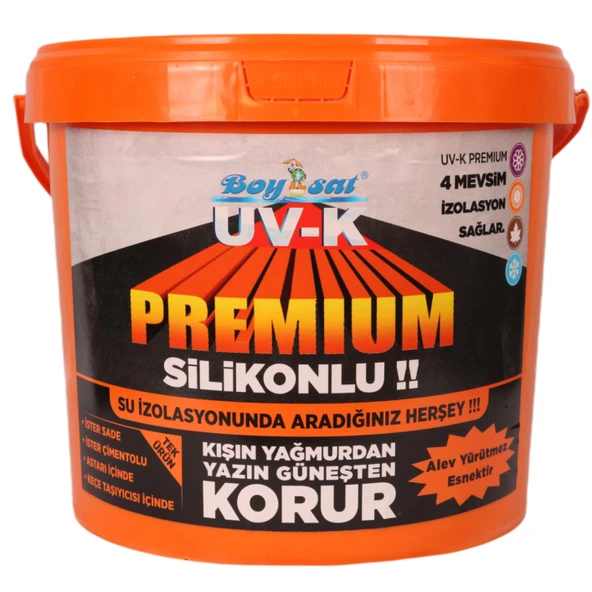 Uv-K  Premium Silikonlu Su İzolasyon Boyası 15 Kg Beyaz ürün görseli 1