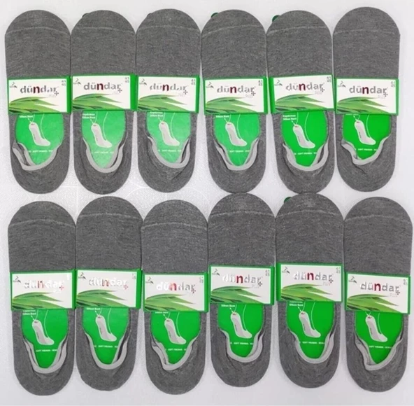 DÜNDAR PLUS 5541 ERKEK BAMBU SİLİKONLU BABET ÇORAP 12 ADET - Resim 4