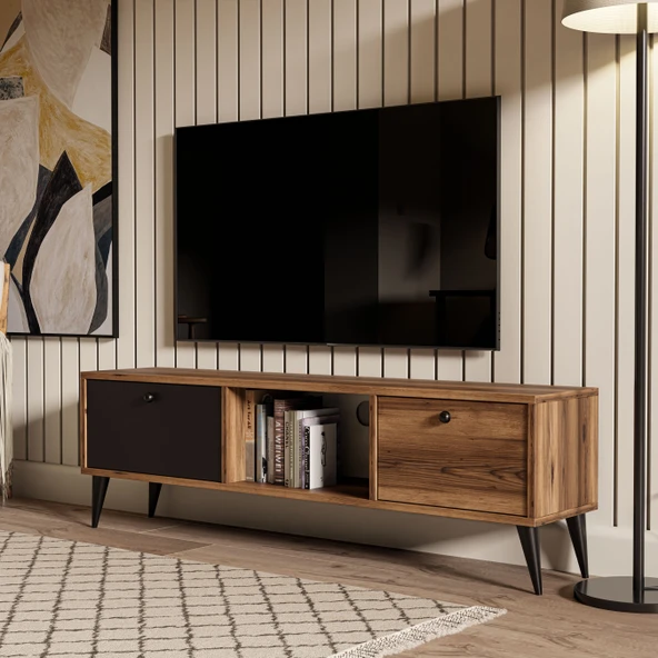 Mezza 1214 SERENAT 138 CM TV ÜNİTESİ LİDYA ANTRASİT ürün görseli 1
