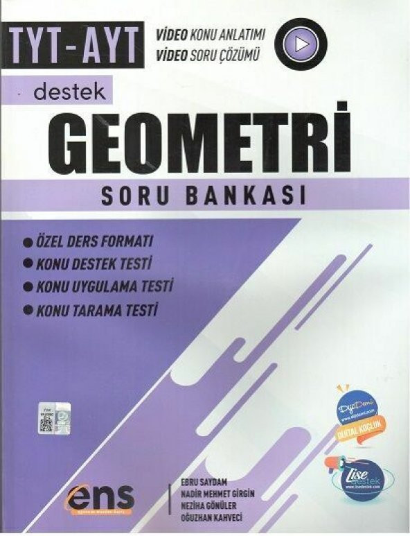 ENS Yayıncılık TYT AYT Geometri Destek Soru Bankası ürün görseli 1