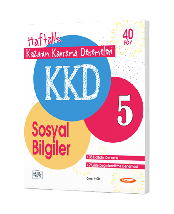 Kurmay Yayınları 5. Sınıf Sosyal Bilgiler Haftalık Kazanım Kavrama Denemeleri ürün görseli 1