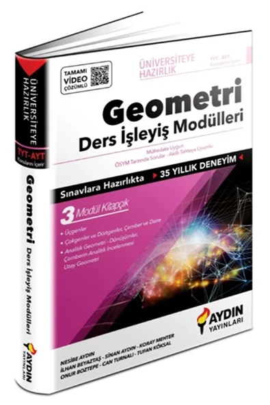 TYT AYT Geometri Ders İşleyiş Modülleri Aydın Yayınları ürün görseli 1