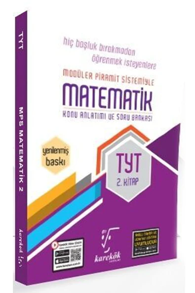 Karekök Yayınları TYT Matematik Konu Anlatımı ve Soru Bankası 2. Kitap ürün görseli 1