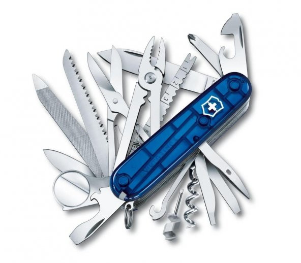 Victorinox SwissChamp 1.6795.T2 Mavi İsviçre Çakısı 91mm 33F ürün görseli 1