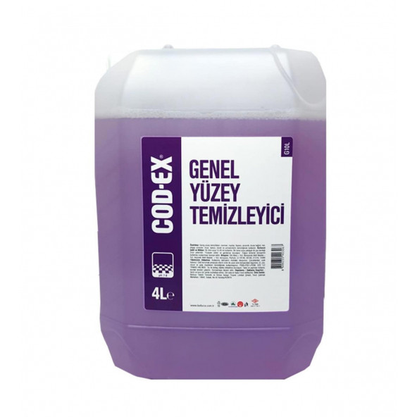 COD-EX Genel Yüzey Temizleyici Lavanta 4 L ürün görseli 1