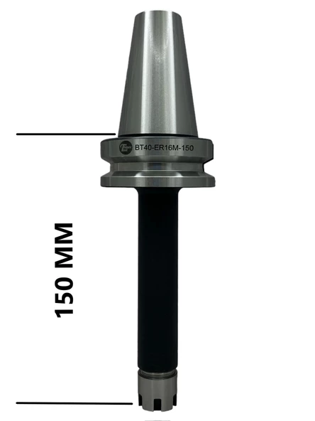 BT40 ER16M - 150 PENS BAŞLIĞI TUTUCU 20.000 devir balans alınmıştır ( BT40 ER16 MİNİ 150 BOY PENS BAŞLIĞI TUTUCU ) ürün görseli 1